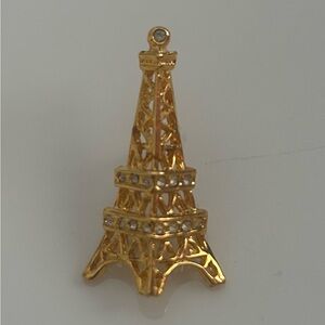 Gold Eiffel Tower Pin